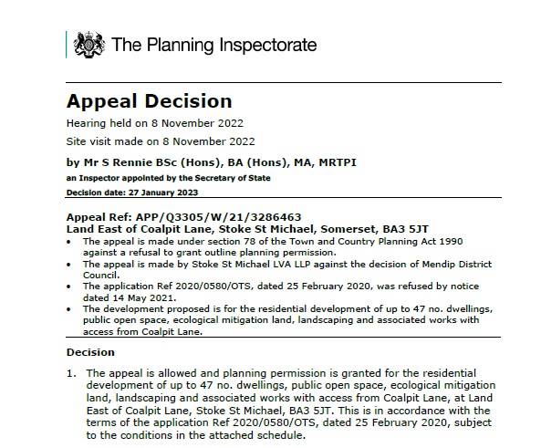 Ssm Appeal Decision
